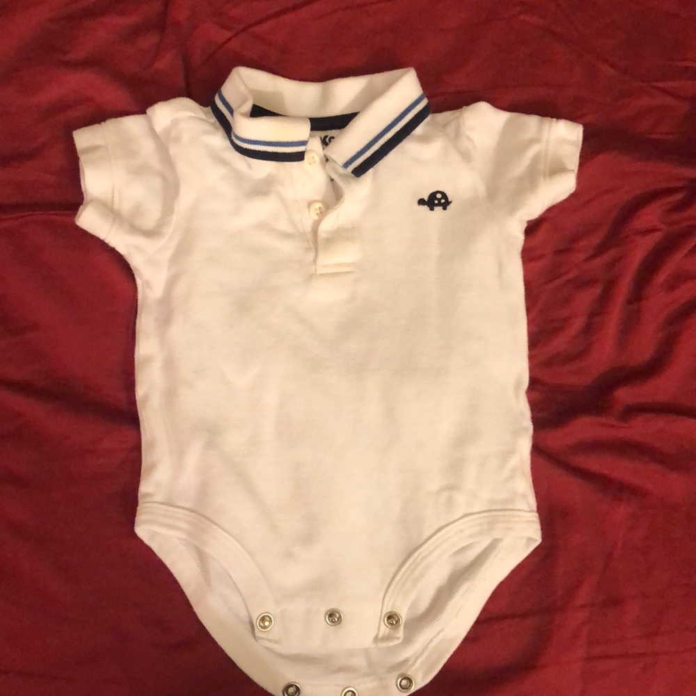 6 month body suit - Goes with everything!